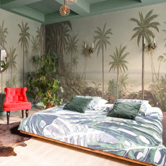 Carta da parati Spiaggia tropicale - camera da letto