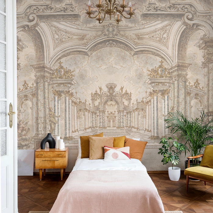 Carta da parati Palazzo angelico - camera da letto