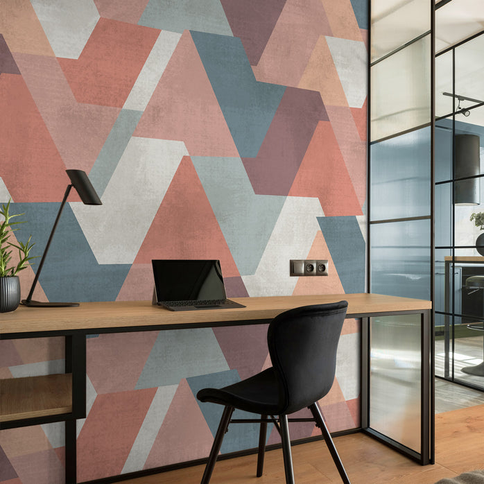 Carta da parati Cretto colorato - ufficio