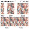  Geometric Interlocks wall mural 