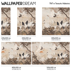 Carta da parati Bosco degli aironi