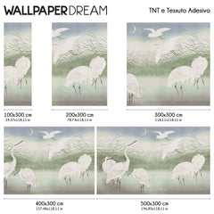 Carta da parati Aironi in volo