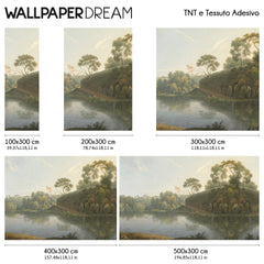 Carta da parati Vista sul lago