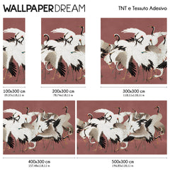 Carta da parati Gru del Sol levante