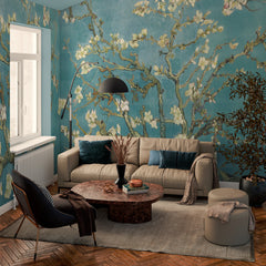 Carta da parati Rami di ciliegio - soggiorno, ufficio