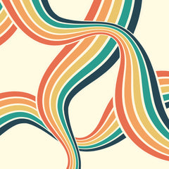 Carta da parati Tracciati colorati