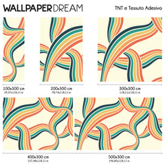 Carta da parati Tracciati colorati