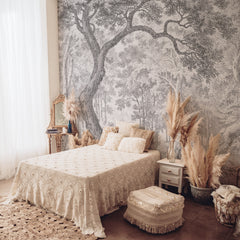 Carta da parati Sinfonia silvestre - camera da letto