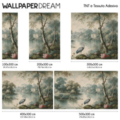 Carta da parati Villa del lago