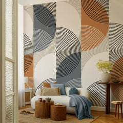 Carta da parati Mezzelune - soggiorno