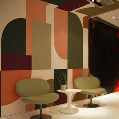 Carta da parati Tessere moderne - esercizi commerciali, soggiorno, soffitto, hotel