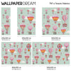 Hot Air Balloons in Parade Wallmural