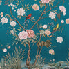 Carta da parati Chinoiserie ottanio