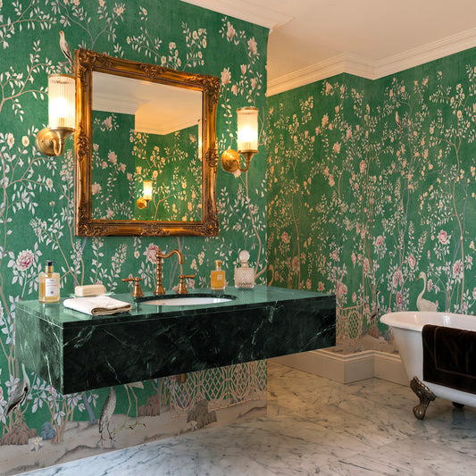 Carta da parati Profumo Orientale - Bagno