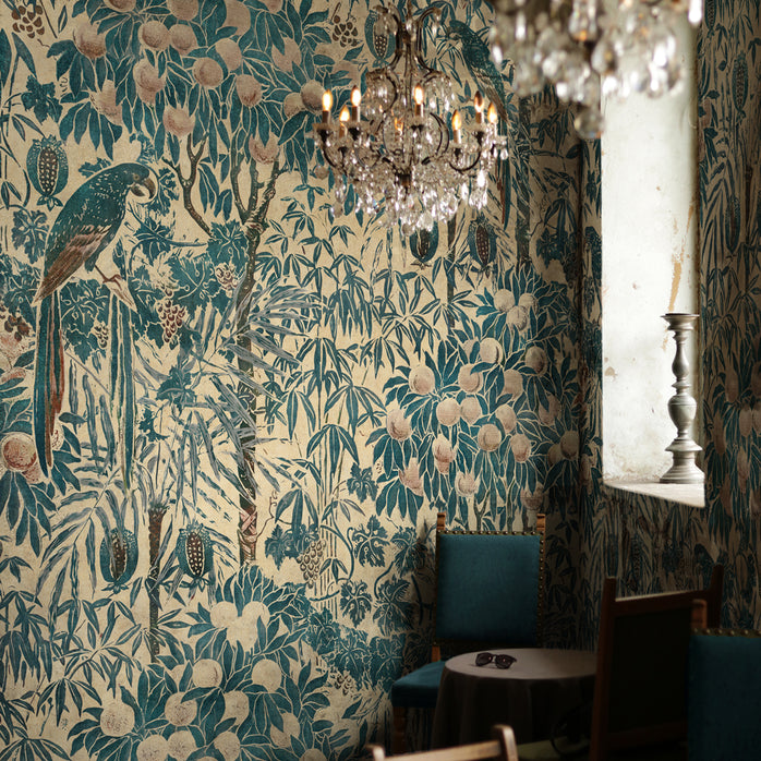 Carta da parati Giardino Incantato - esercizi commerciali, locali pubblici