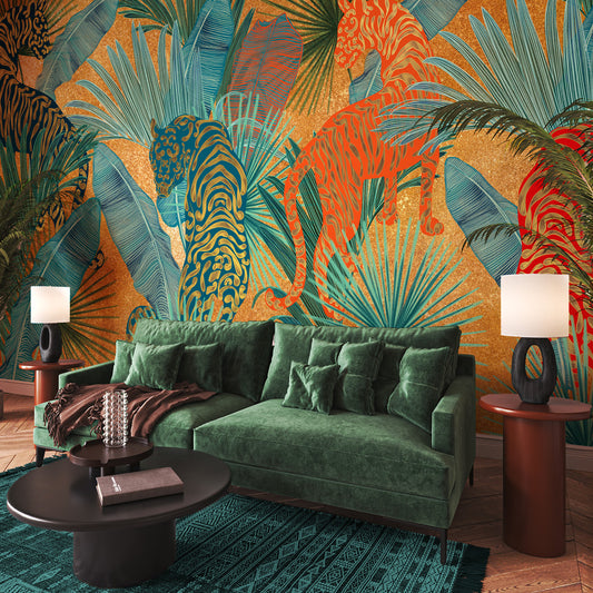 Carta da parati Luxury Tropic POP - soggiorno