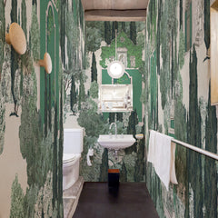 Carta da parati La villa - bagno