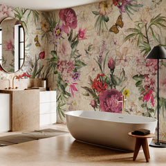 Carta da parati Primavera - bagno