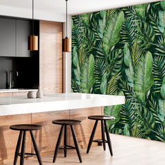 Carta da parati Tropical palm - cucina