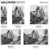 Wall Mural Black and white jungle