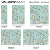 Carta da parati Shabby Spring dimensioni fibra di vetro