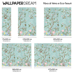 Carta da parati Shabby Spring dimensioni fibra di vetro