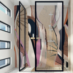 Carta da parati Natura astratta box doccia