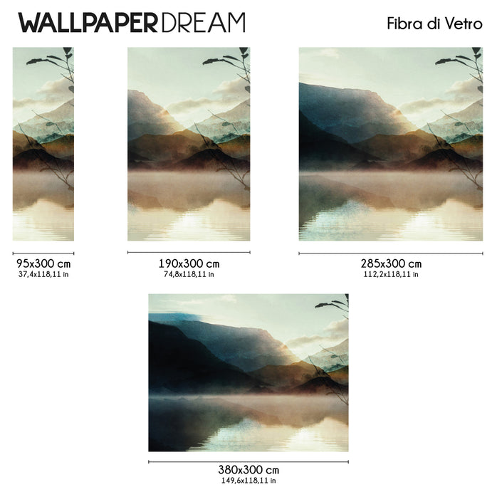 Carta da parati Fuga nella natura Dimensioni Fibra Vetro