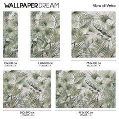 Misty Forest Fiberglass Wallpaper Mural