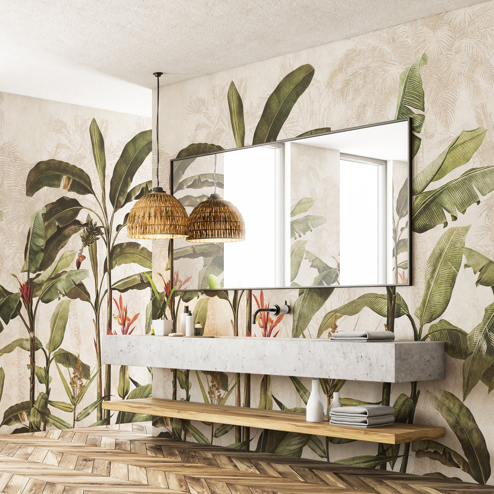 Carta da parati Natura equatoriale - bagno