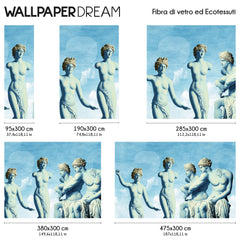 Carta da parati Classico Surrealista dimensioni fibra di vetro