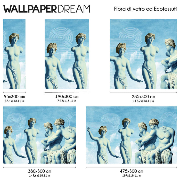 Carta da parati Classico Surrealista dimensioni fibra di vetro
