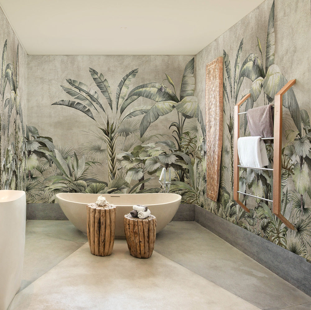 Carta da parati Sumatra - bagno