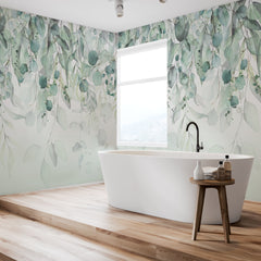 Carta da parati Fronde Pendenti - bagno