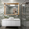 Carta da parati Airy Clouds - bagno, box doccia