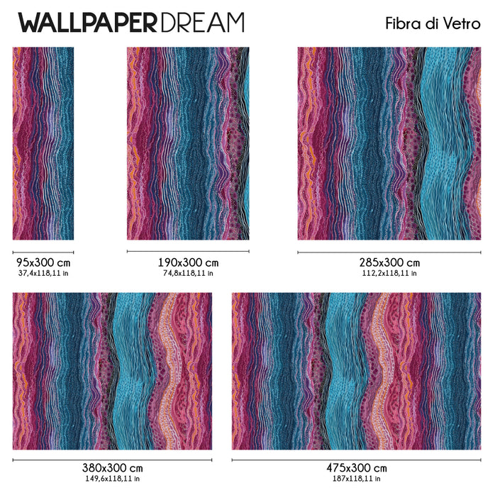 Carta da parati Energia e colore dimensioni fibra vetro 