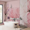 Carta da parati Ethereal - bagno, box doccia