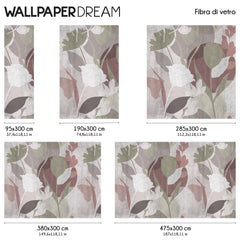 Papier Peint silhouette florale