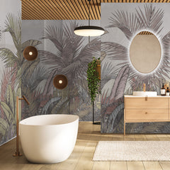 Carta da parati Palmen - bagno