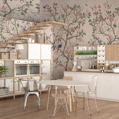 Carta da parati Roseto d'Oriente - cucina