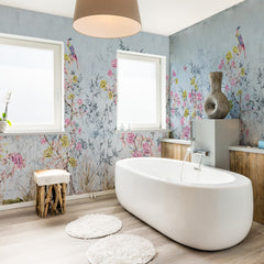 Carta da parati Chinoiserie Paradiso - bagno