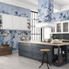 Carta da parati Blue Harmony - cucina
