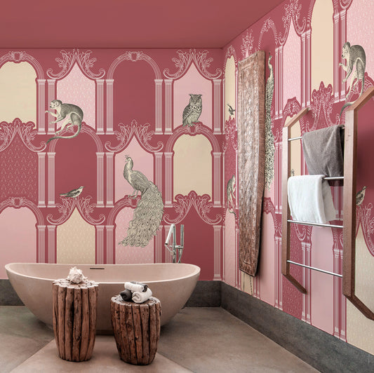Carta da parati Carnival Chic - bagno, box doccia