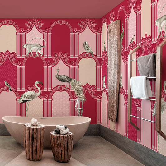 Carta da parati Carnival Chic - bagno