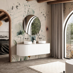 Carta da parati Poesia primaverile - bagno