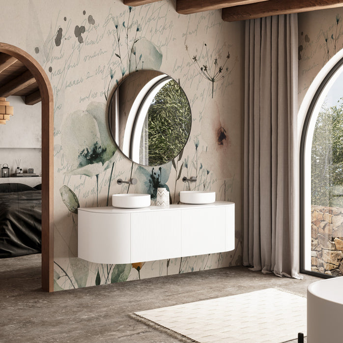 Carta da parati Poesia primaverile - bagno