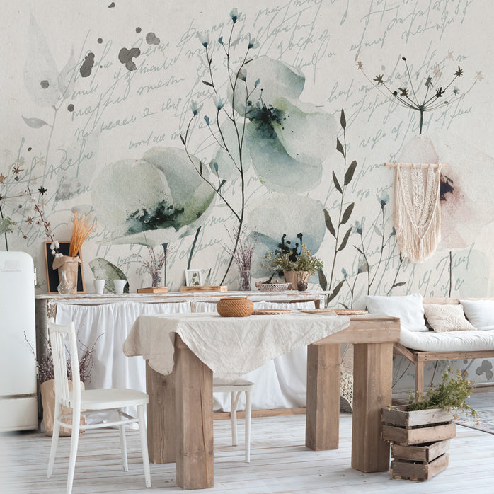 Carta da parati Poesia primaverile - cucina