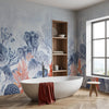 Carta da parati Blue sea - bagno