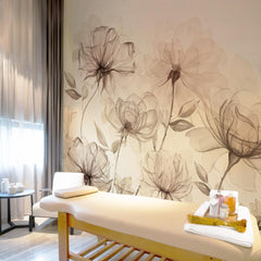 Carta da parati Fiori d'incanto -  esercizi commerciali, hotel