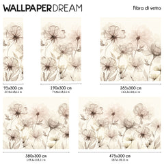 Carta da parati Fiori d'incanto